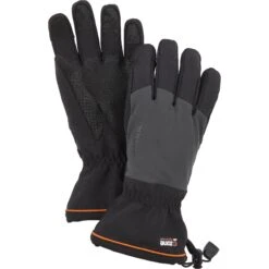 Hestra CZone Contact Gauntlet - 5 Vinger Handschoenen - Black / Dark Grey