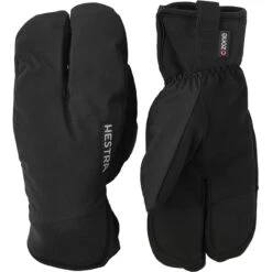 Hestra CZone Mistral Split Mitt 3 Vinger Fietshandschoenen - Zwart